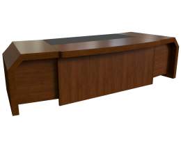 Стол письменный с кожаными вставками Kingston 28101